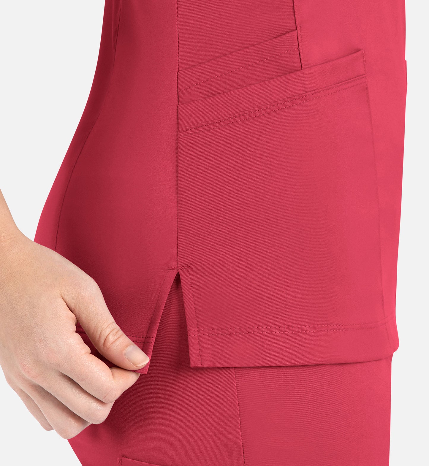 Women Maevn Matrix Curved Mock Wrap Top 3701