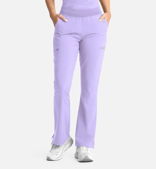 Women Maevn Momentum Full Elastic Band Flare Leg Pant 5093