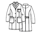 WOMEN’S FULL LENGTH LAB COAT 36INCH 5071