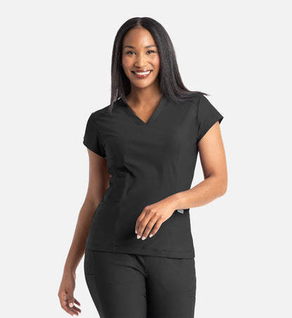 Women Maven Embrace Zoe - Banded V-Neck Top 2501