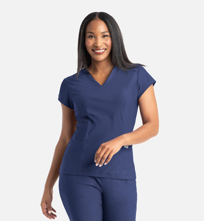 Women Maven Embrace Zoe - Banded V-Neck Top 2501