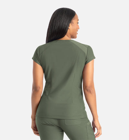Women Maven Embrace Zoe - Banded V-Neck Top 2501