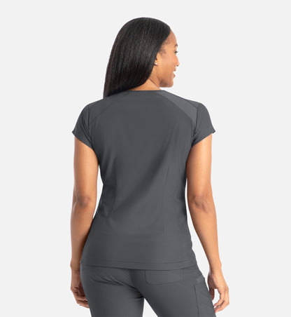 Women Maven Embrace Zoe - Banded V-Neck Top 2501