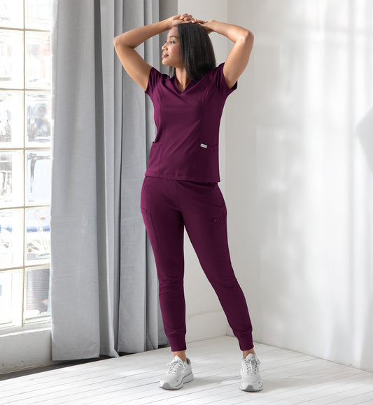 Women Maven Embrace Zoe - Banded V-Neck Top 2501