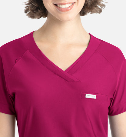 Women Maevn Embrace Luna - Tuckable Y-Neck Top 2502