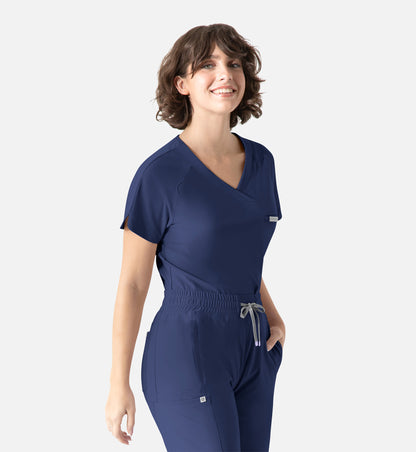 Women Maevn Embrace Luna - Tuckable Y-Neck Top 2502