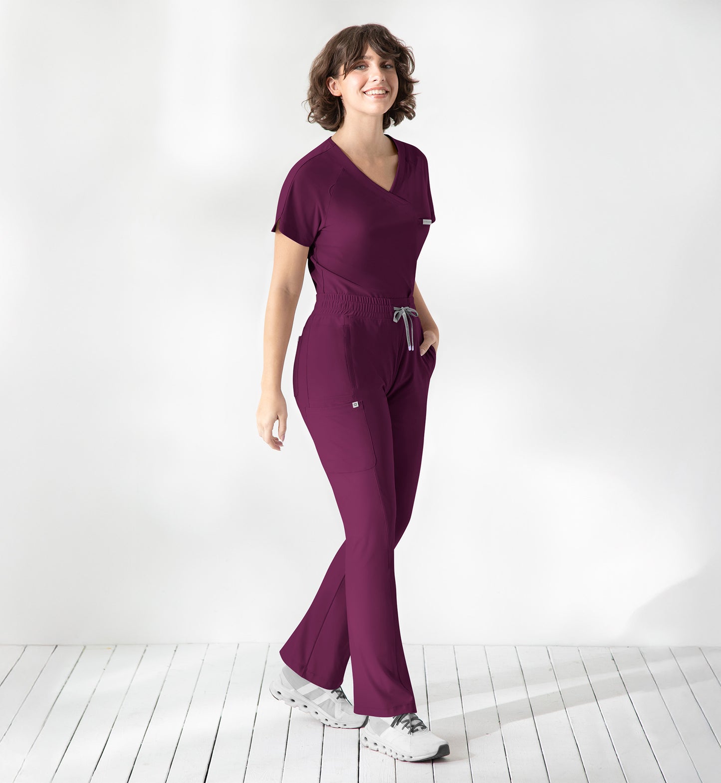 Women Maevn Embrace Luna - Tuckable Y-Neck Top 2502