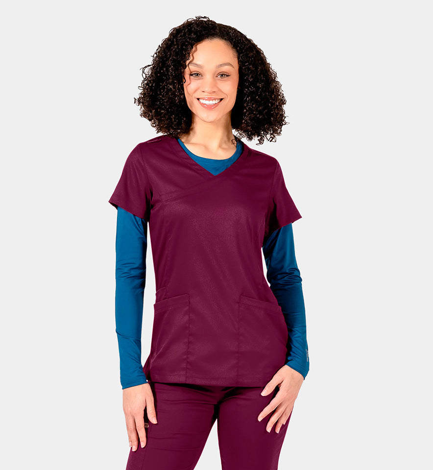 Women- IRG –EDGE Mock-Wrap Top 2803