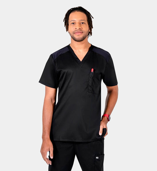 Men IRG –EDGE Mesh Panel V-Neck Top 2851