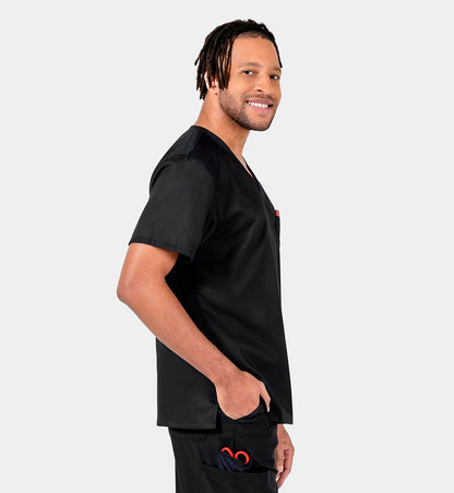 Men IRG –EDGE Mesh Panel V-Neck Top 2851