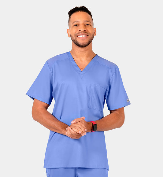 Men IRG –EDGE Mesh Panel V-Neck Top 2851