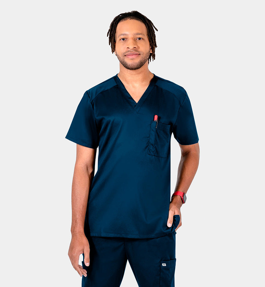 Men IRG –EDGE Mesh Panel V-Neck Top 2851