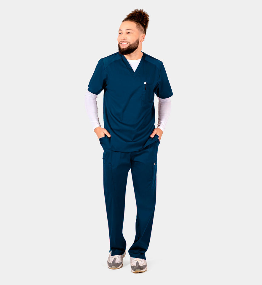 Men IRG –EDGE Mesh Panel V-Neck Top 2851