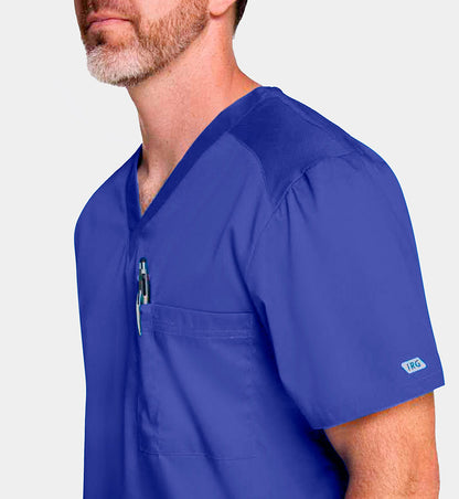 Men IRG –EDGE Mesh Panel V-Neck Top 2851