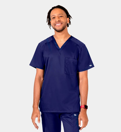 Men IRG –EDGE Mesh Panel V-Neck Top 2851