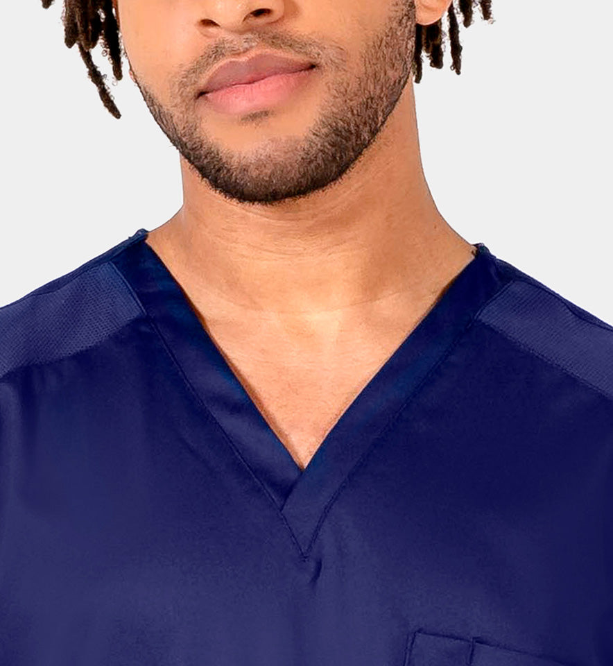 Men IRG –EDGE Mesh Panel V-Neck Top 2851