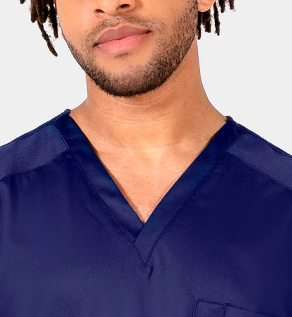 Men IRG –EDGE Mesh Panel V-Neck Top 2851