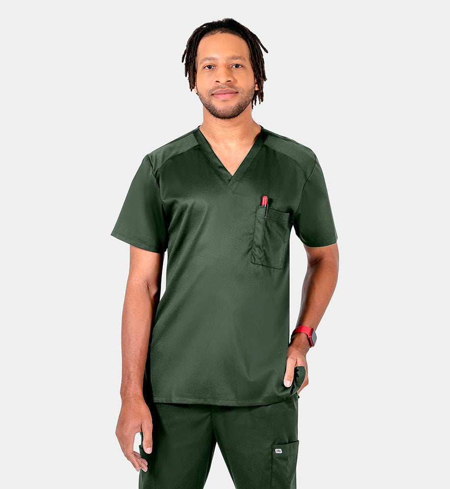 Men IRG –EDGE Mesh Panel V-Neck Top 2851