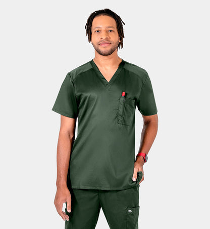 Men IRG –EDGE Mesh Panel V-Neck Top 2851