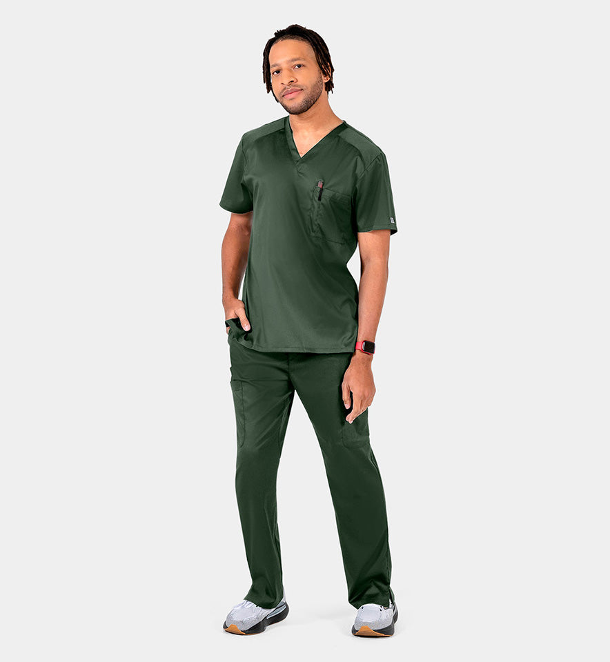 Men IRG –EDGE Mesh Panel V-Neck Top 2851