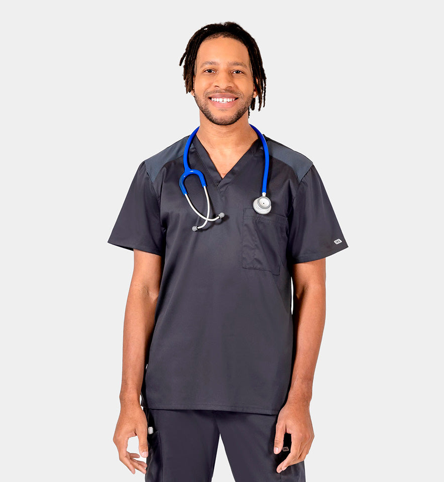 Men IRG –EDGE Mesh Panel V-Neck Top 2851