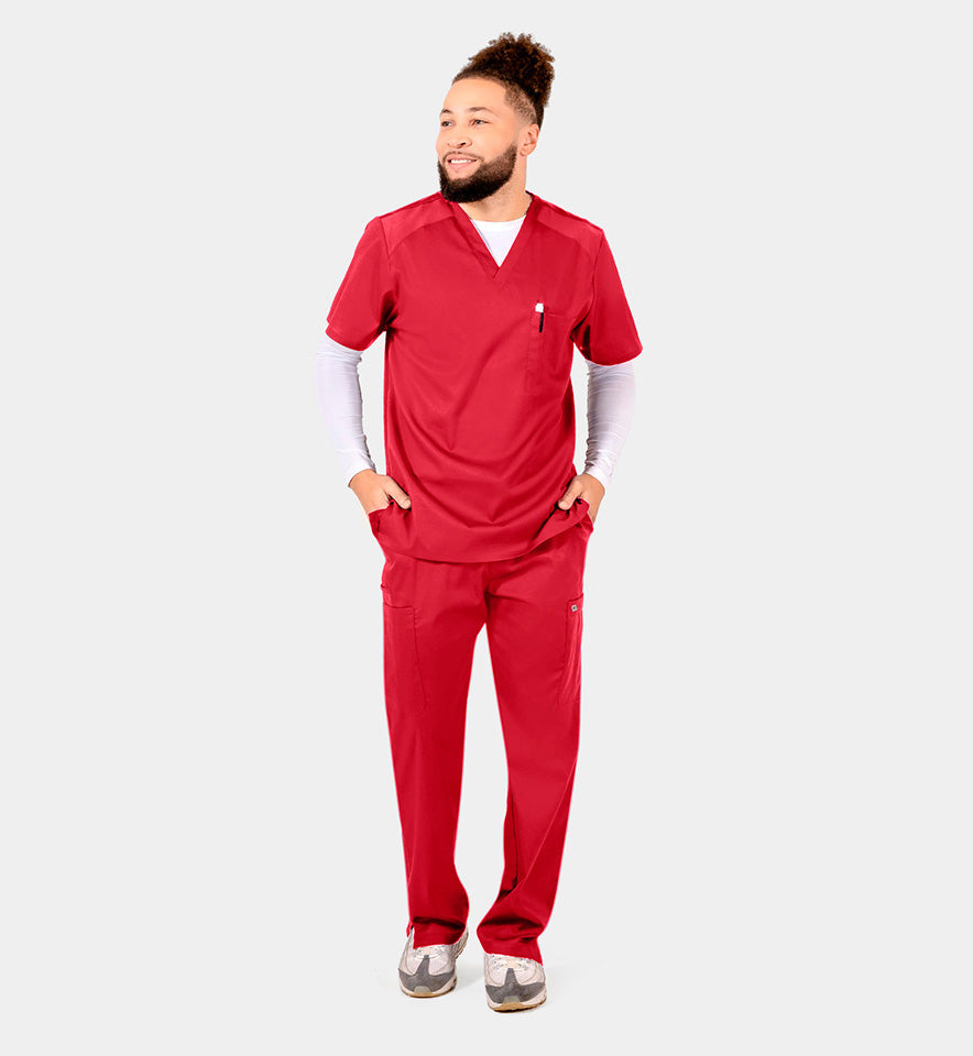 Men IRG –EDGE Mesh Panel V-Neck Top 2851