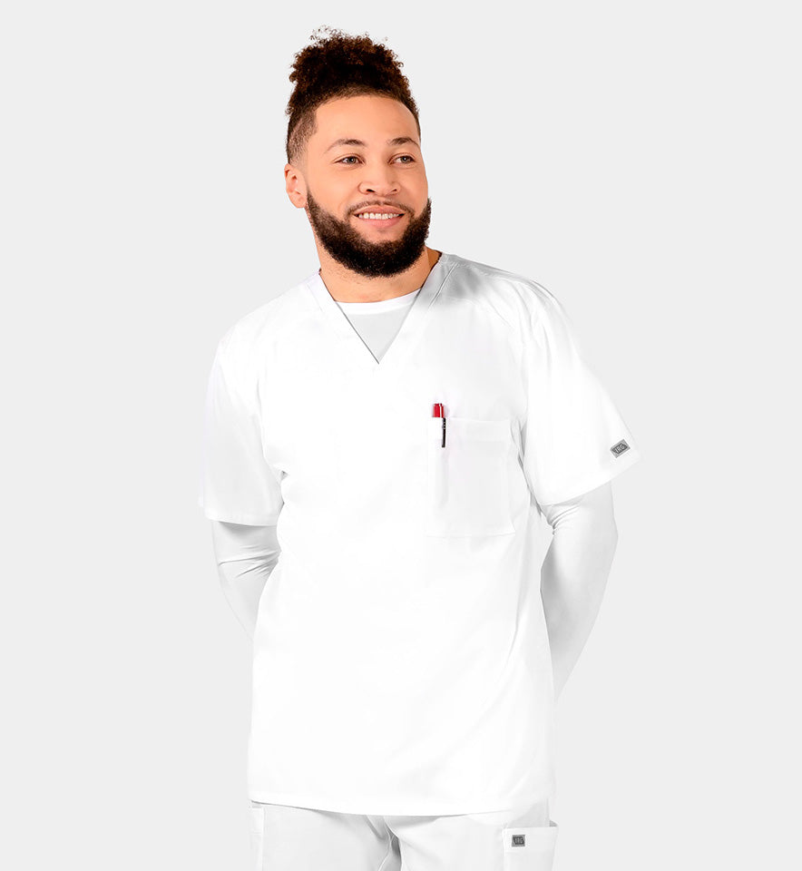 Men IRG –EDGE Mesh Panel V-Neck Top 2851
