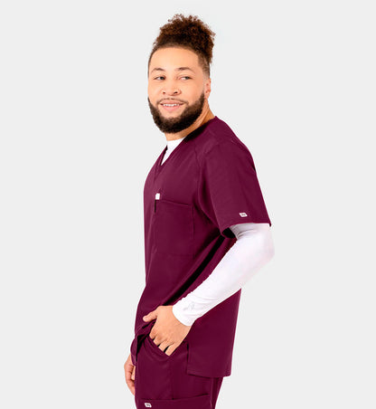 Men IRG –EDGE Mesh Panel V-Neck Top 2851
