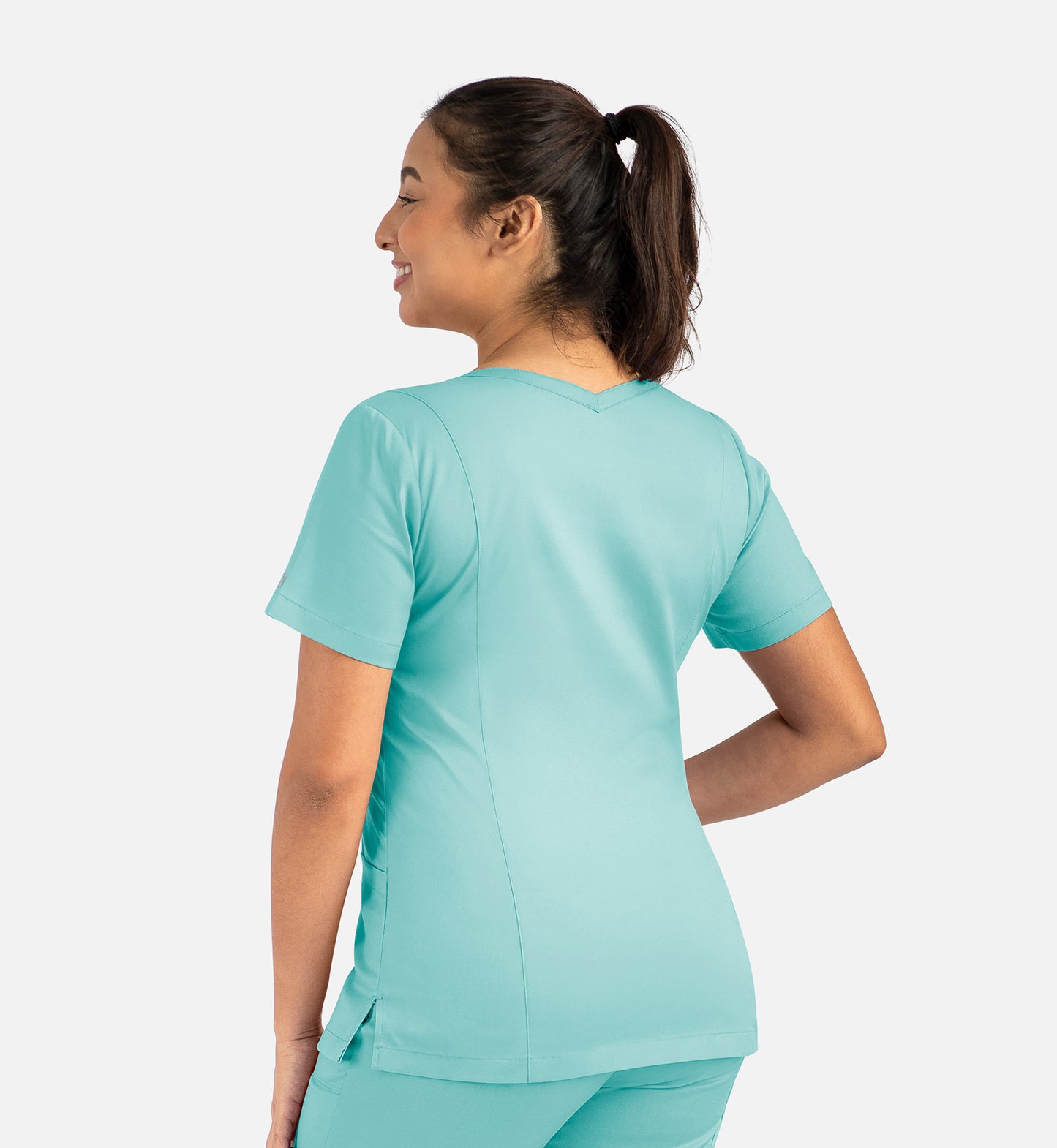 Women Maevn Matrix Double V-Neck Top 3501