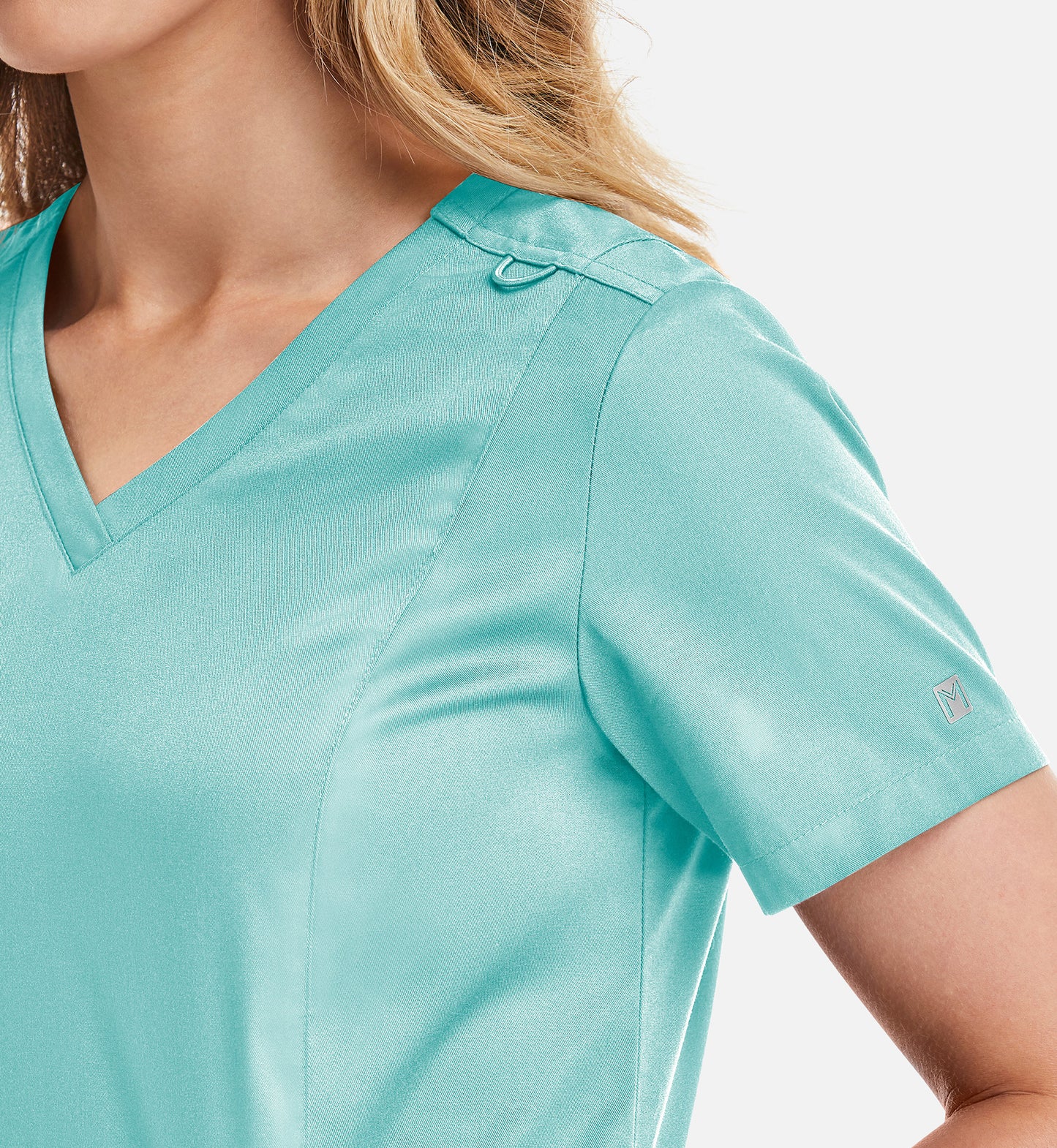 Women Maevn Matrix Double V-Neck Top 3501