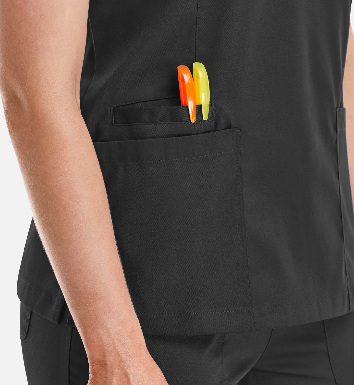 Women Maevn Matrix Double V-Neck Top 3501