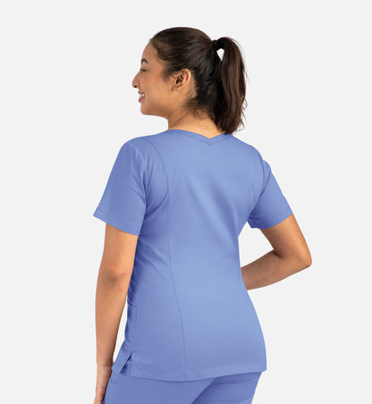 Women Maevn Matrix Double V-Neck Top 3501