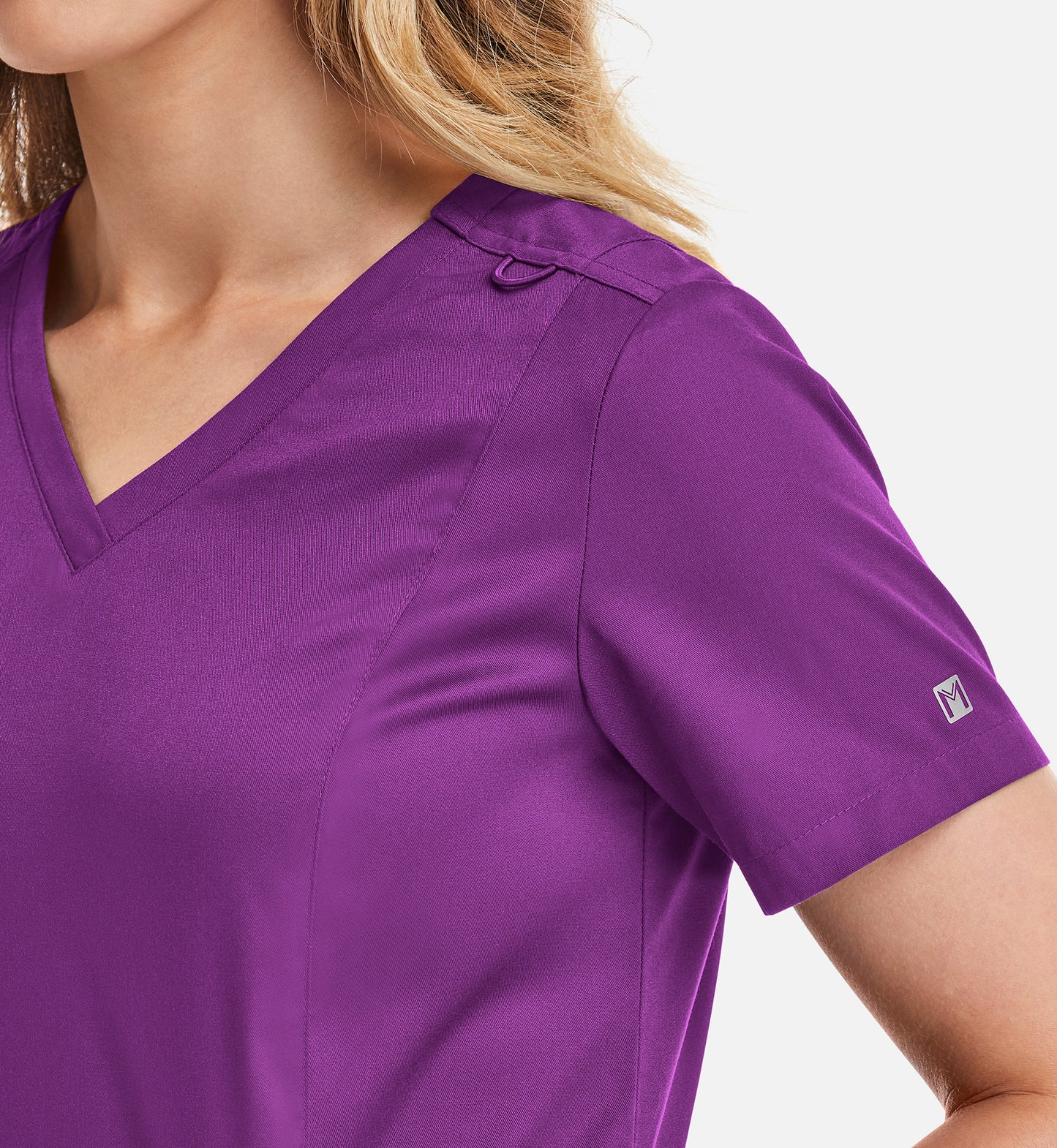 Women Maevn Matrix Double V-Neck Top 3501