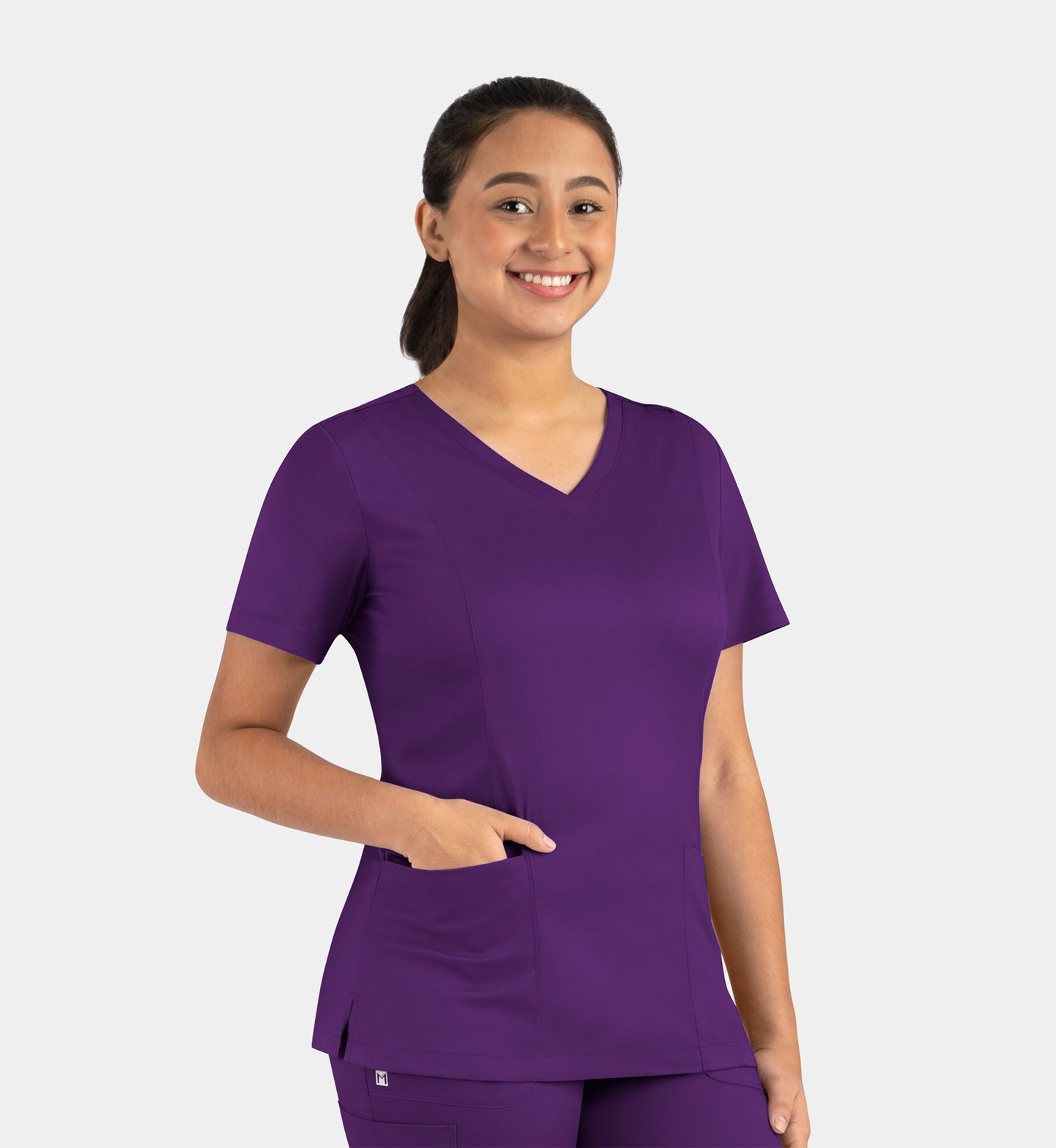 Women Maevn Matrix Double V-Neck Top 3501