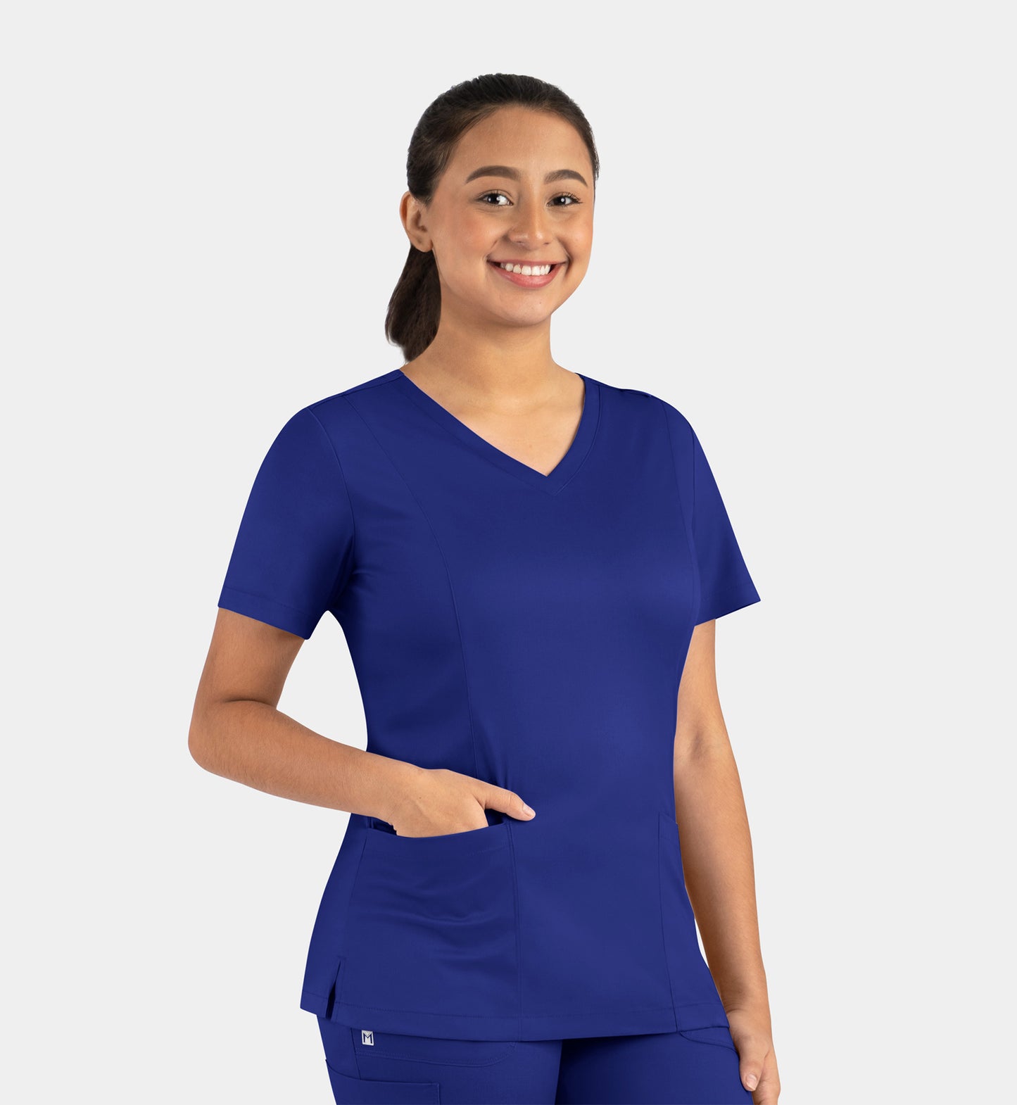 Women Maevn Matrix Double V-Neck Top 3501