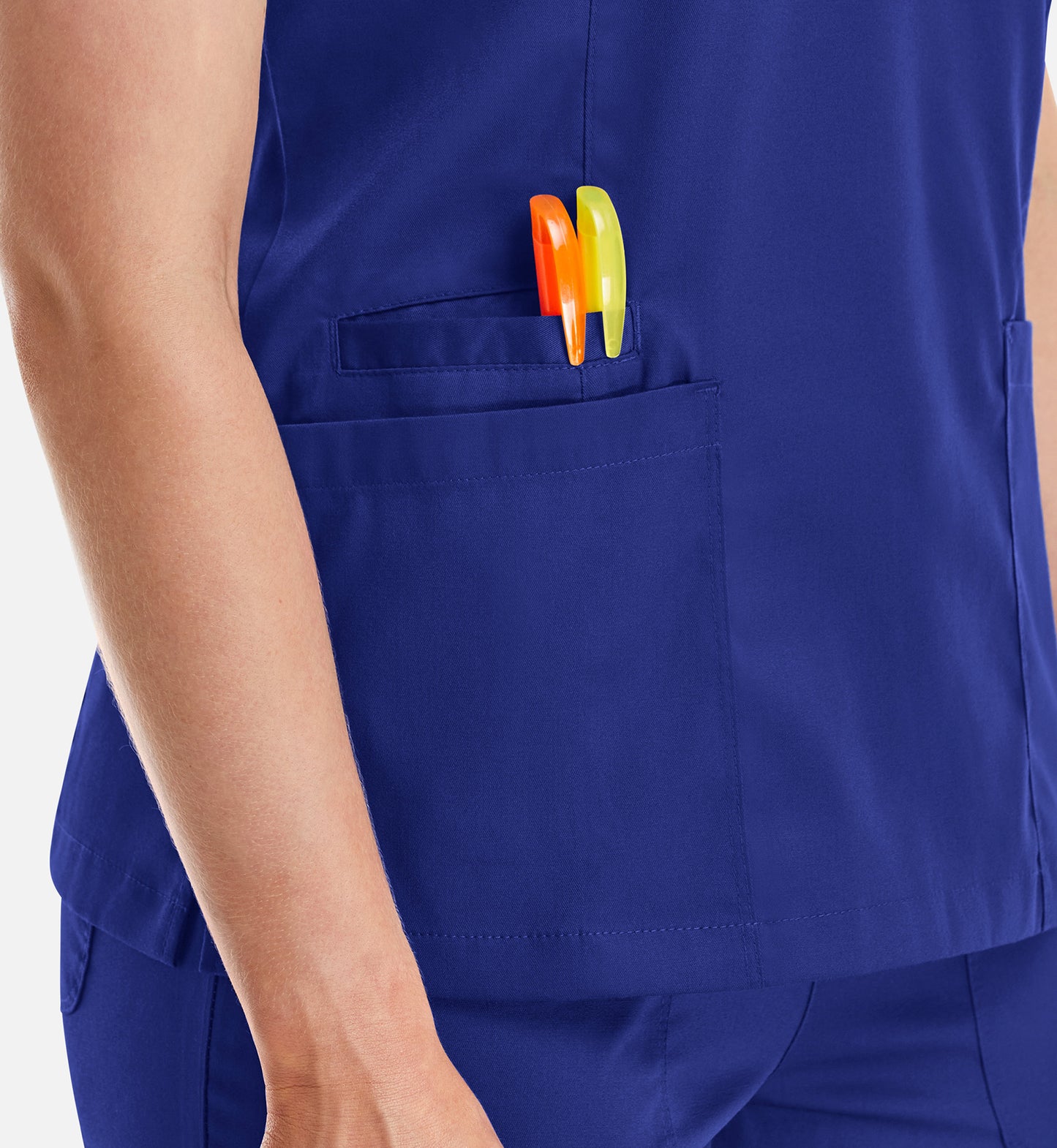 Women Maevn Matrix Double V-Neck Top 3501