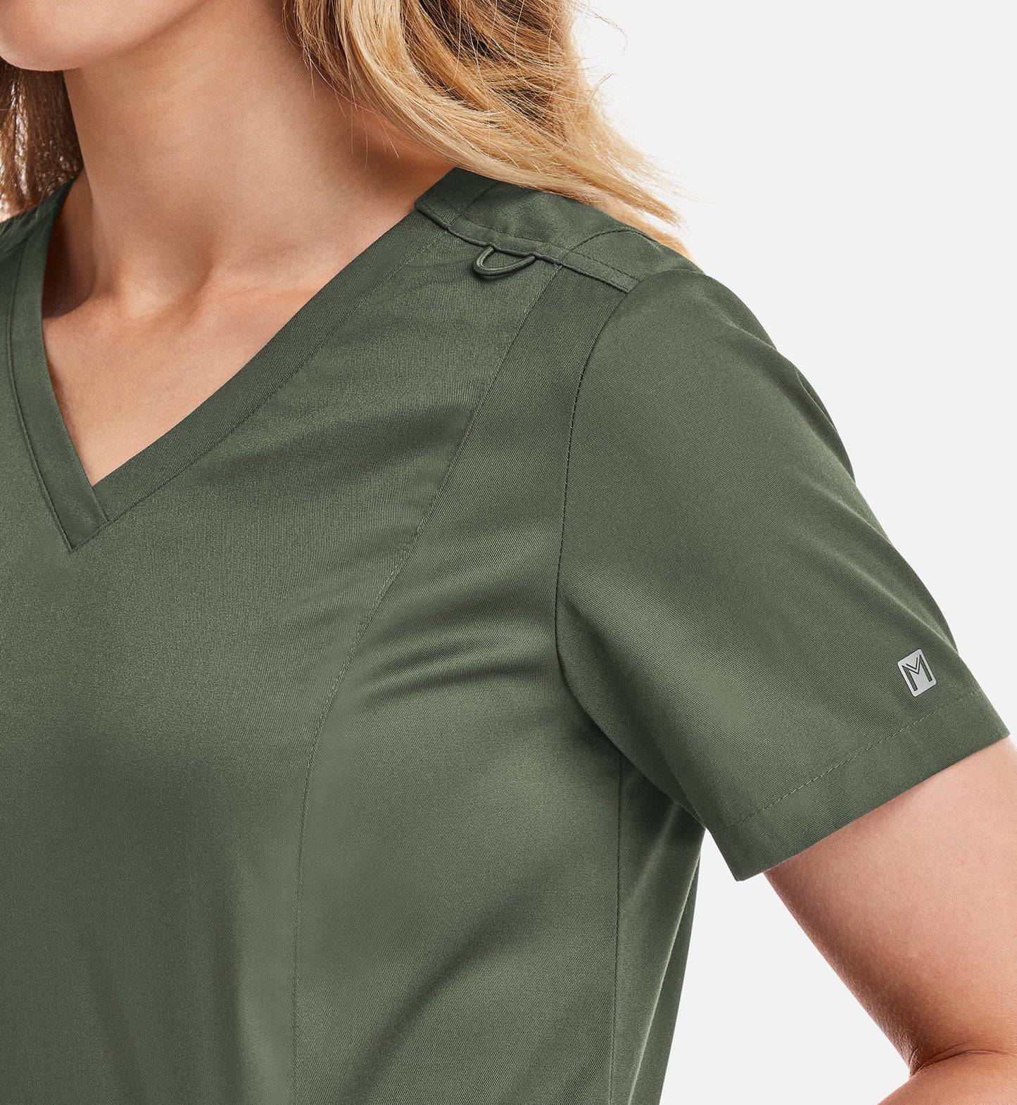 Women Maevn Matrix Double V-Neck Top 3501