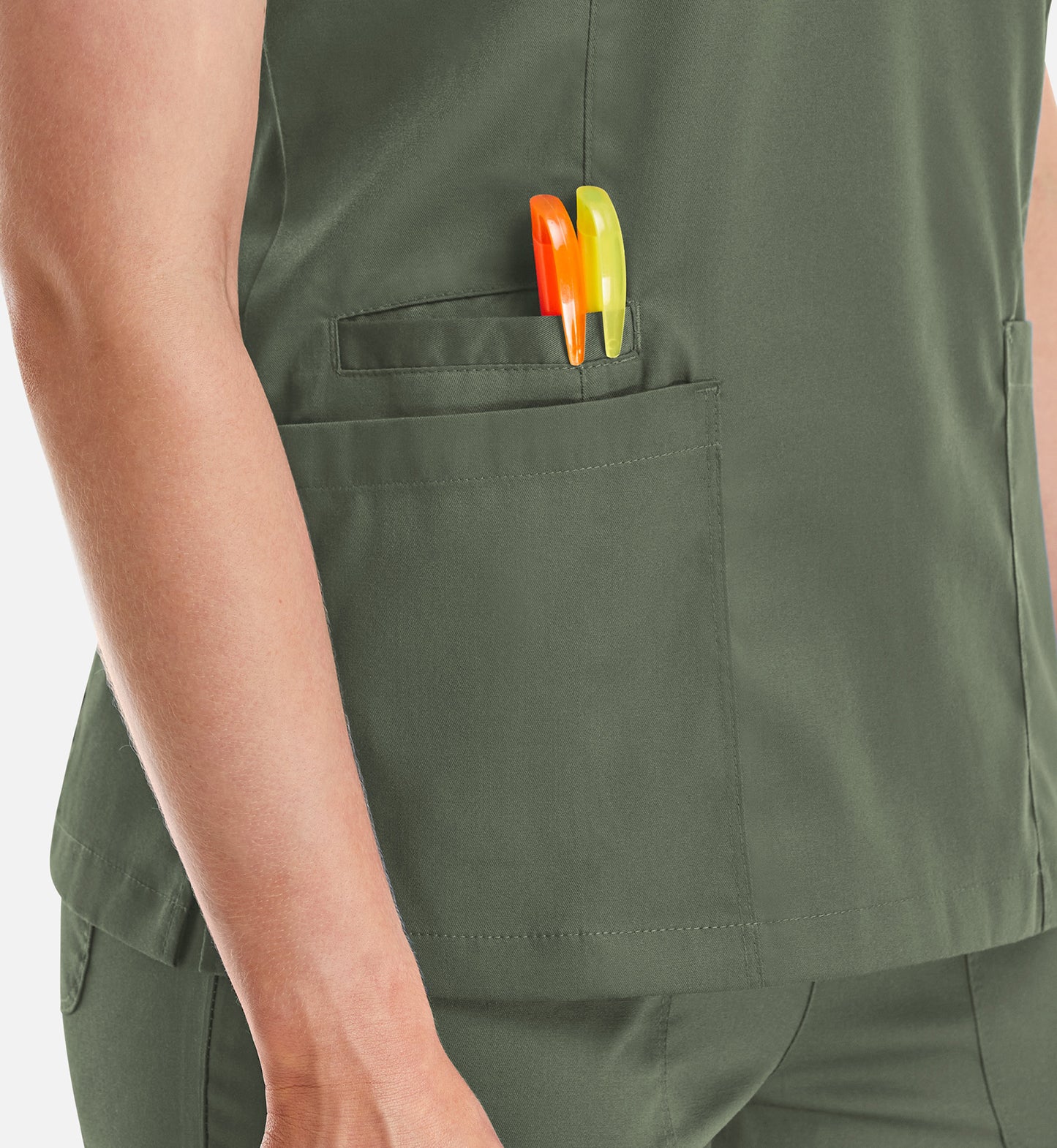 Women Maevn Matrix Double V-Neck Top 3501