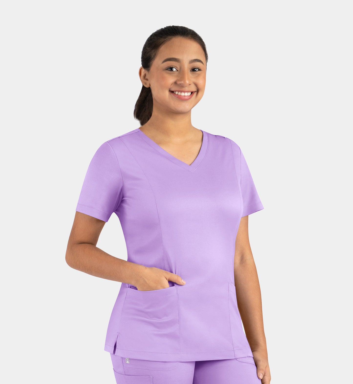 Women Maevn Matrix Double V-Neck Top 3501