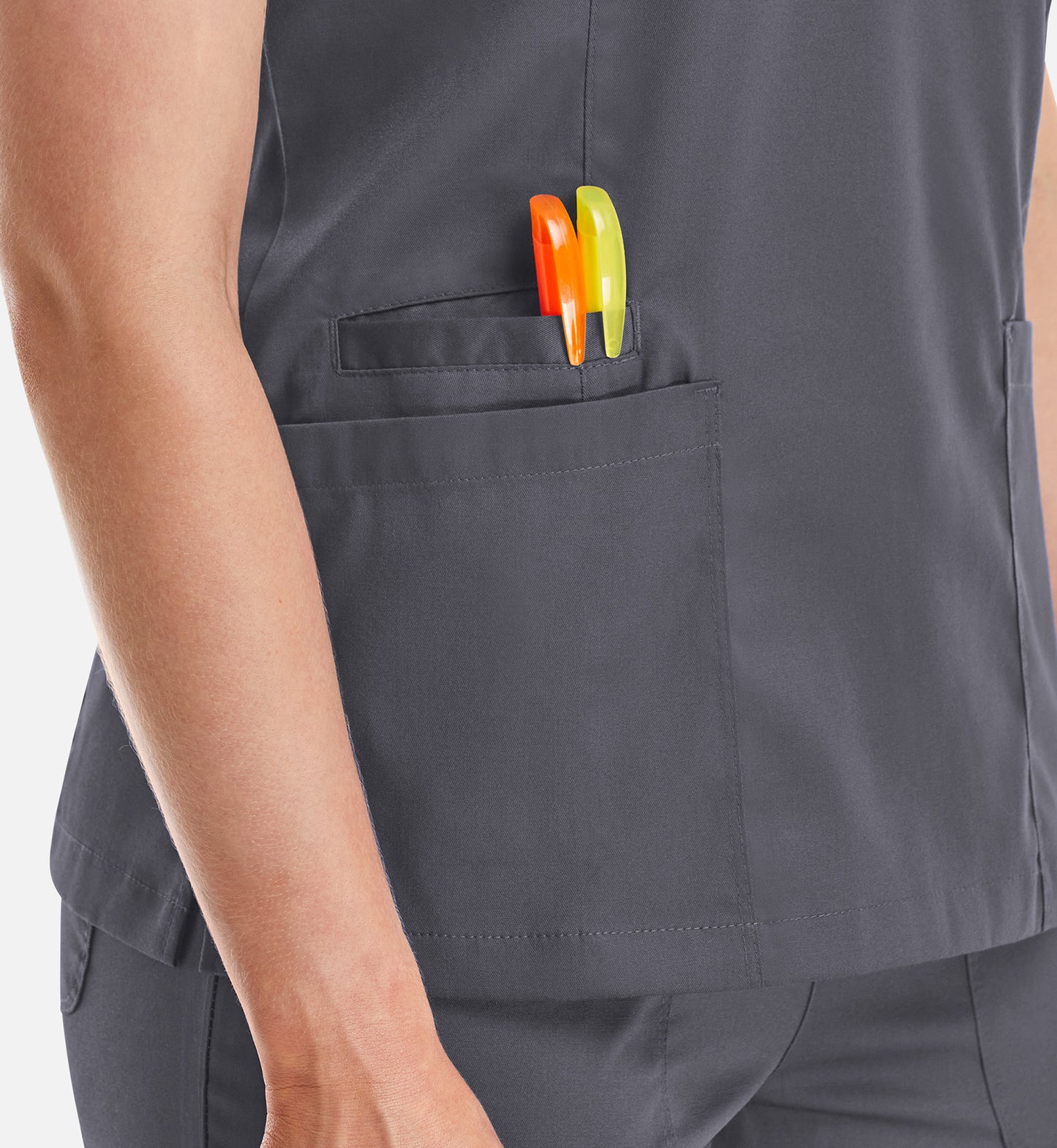 Women Maevn Matrix Double V-Neck Top 3501