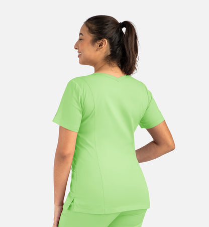 Women Maevn Matrix Double V-Neck Top 3501