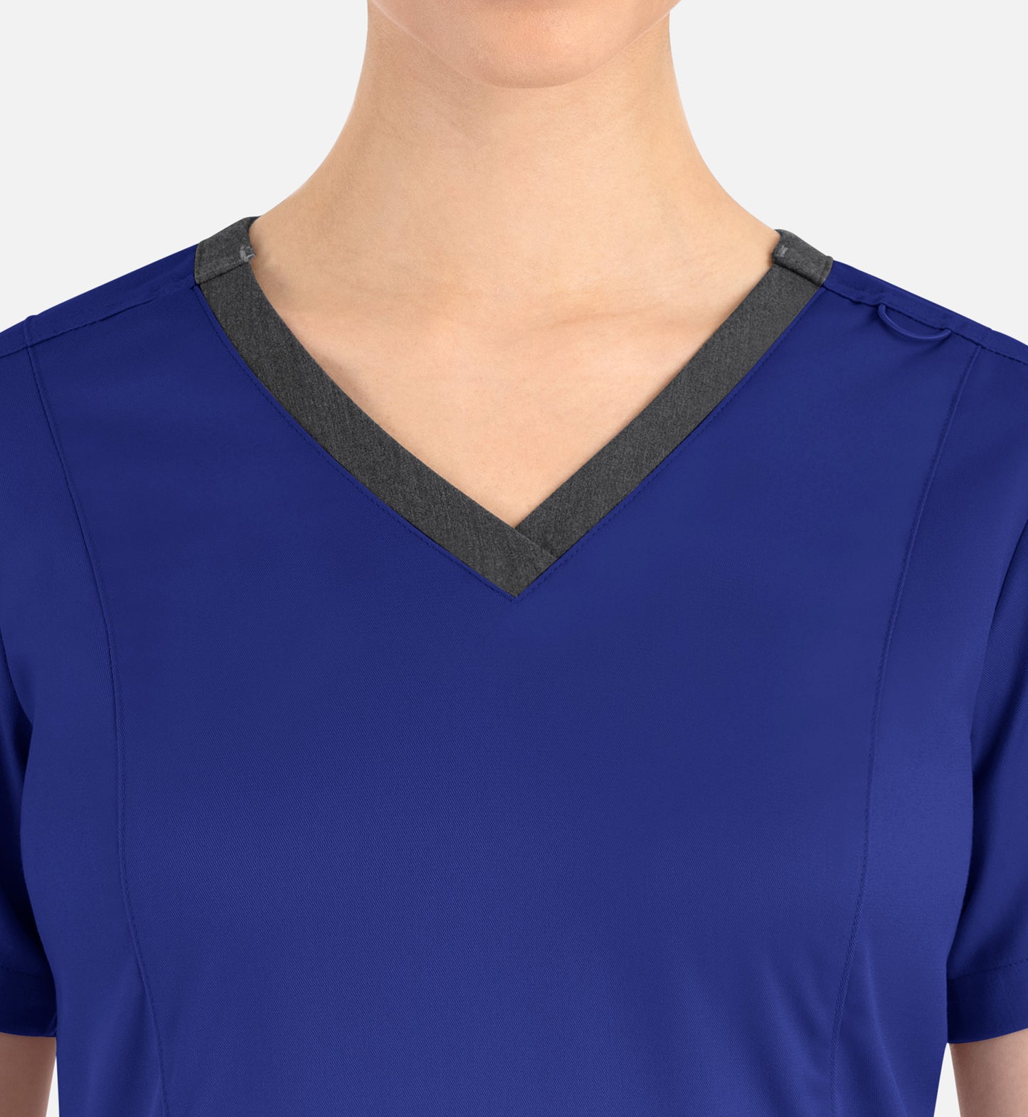 Women Maevn Matrix Contrast Double V-Neck Top 3502