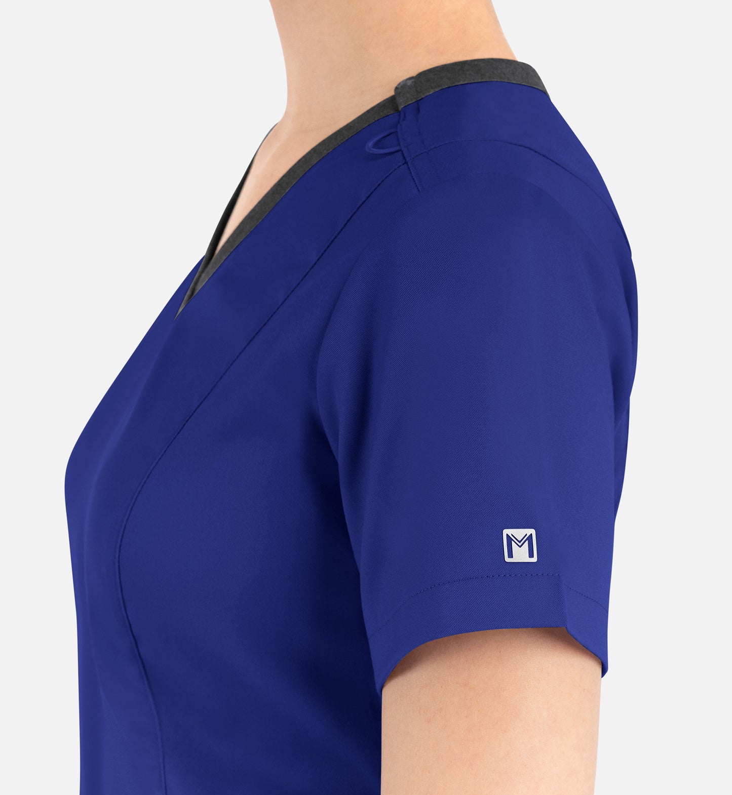 Women Maevn Matrix Contrast Double V-Neck Top 3502