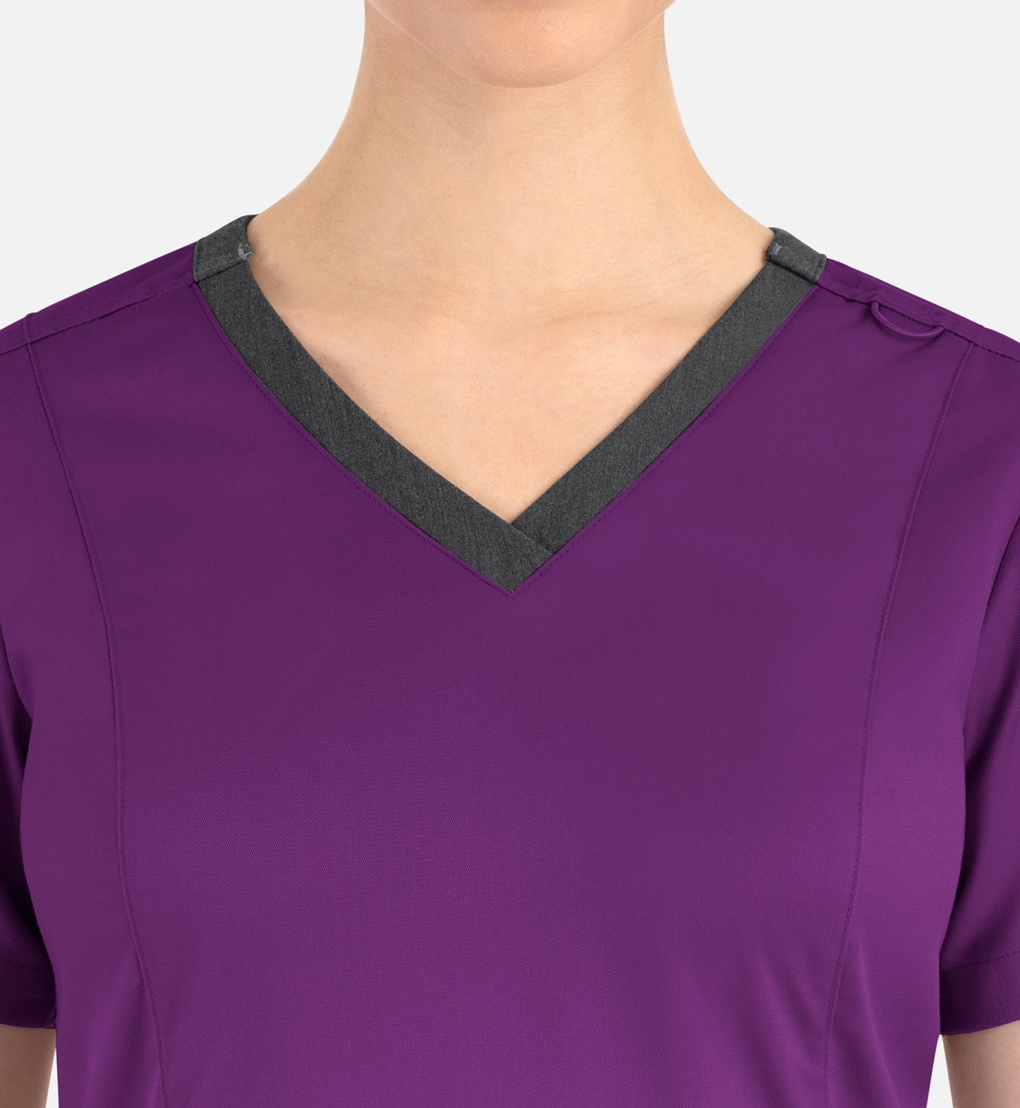 Women Maevn Matrix Contrast Double V-Neck Top 3502