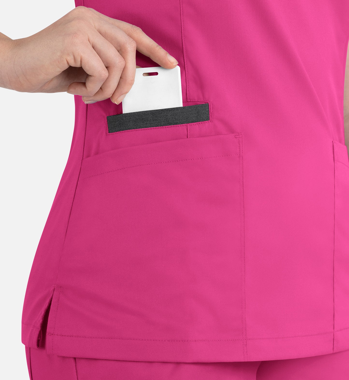 Women Maevn Matrix Contrast Double V-Neck Top 3502