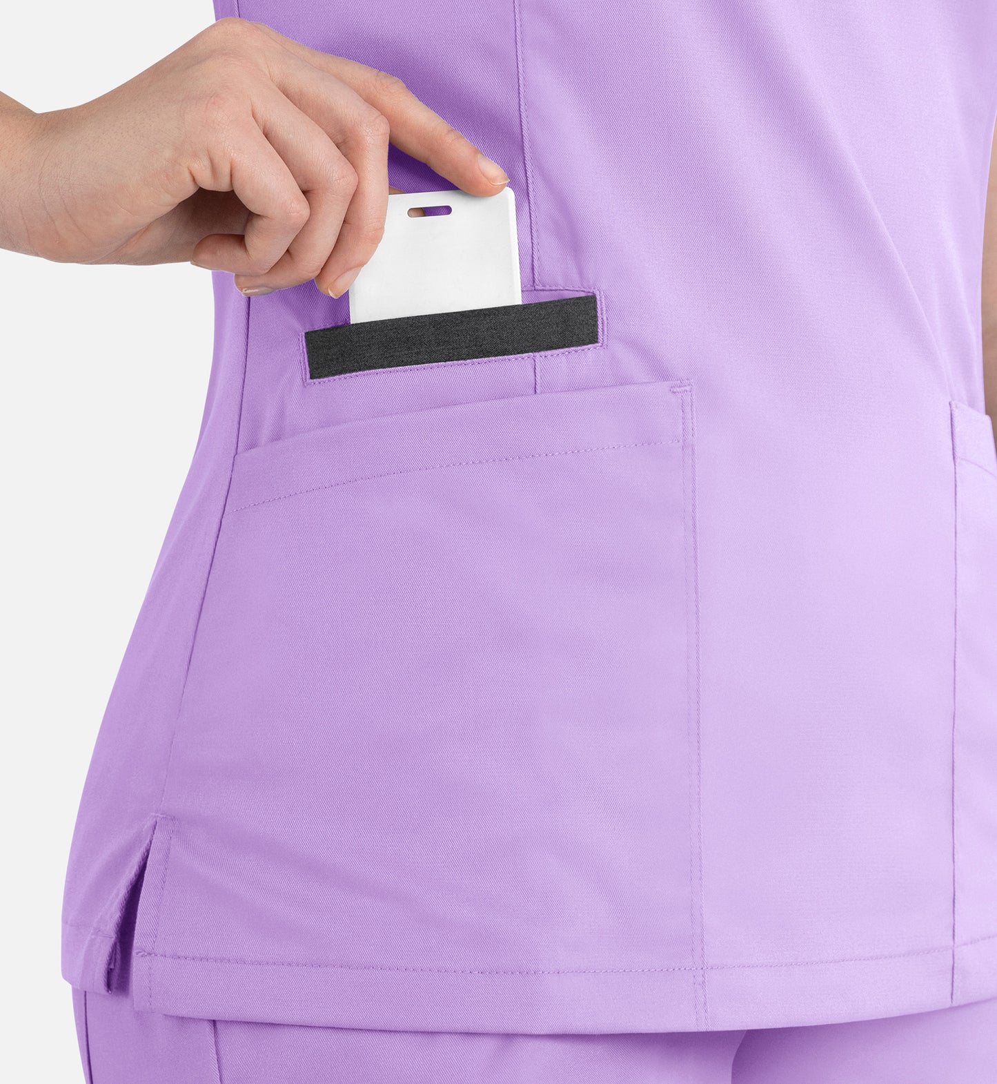 Women Maevn Matrix Contrast Double V-Neck Top 3502