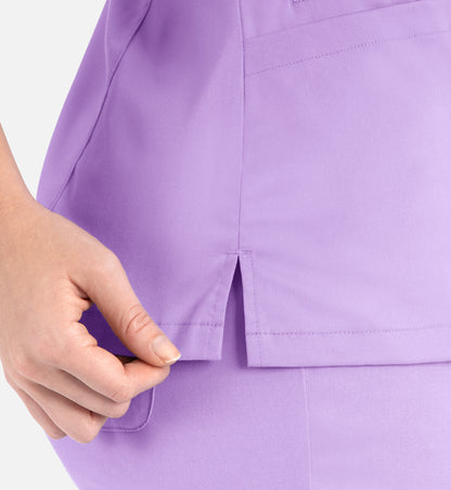 Women Maevn Matrix Contrast Double V-Neck Top 3502