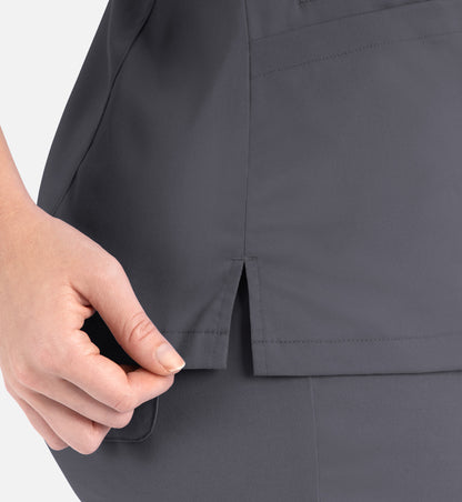 Women Maevn Matrix Contrast Double V-Neck Top 3502