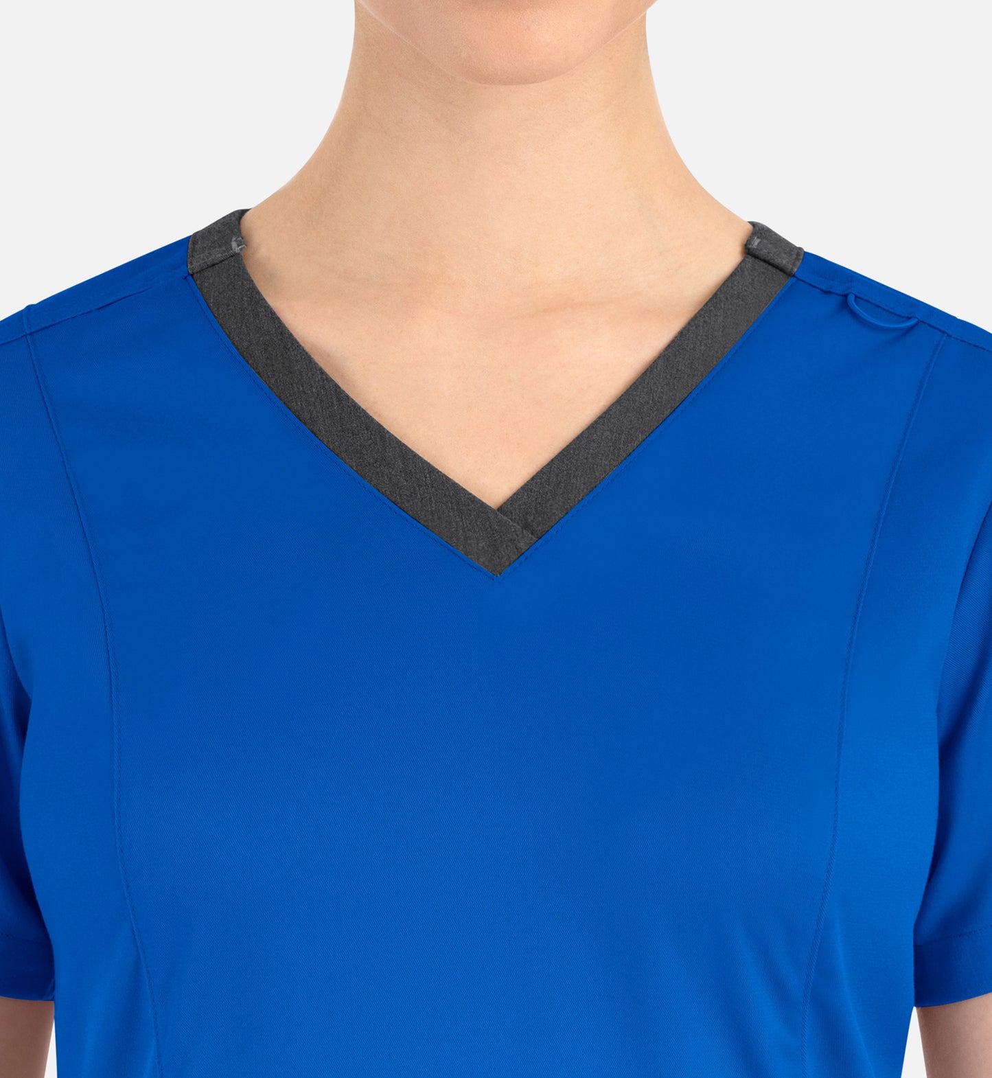 Women Maevn Matrix Contrast Double V-Neck Top 3502