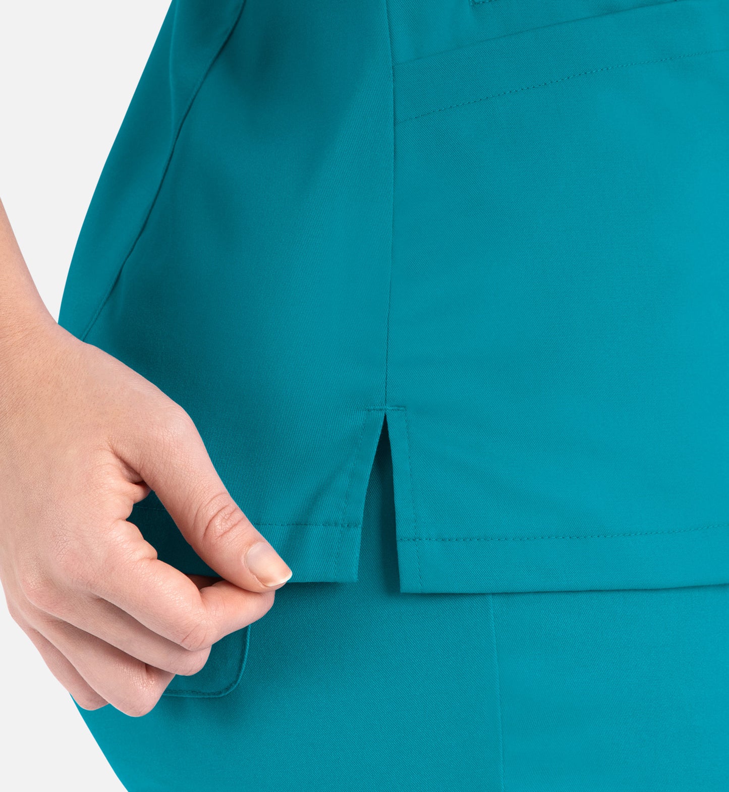 Women Maevn Matrix Contrast Double V-Neck Top 3502